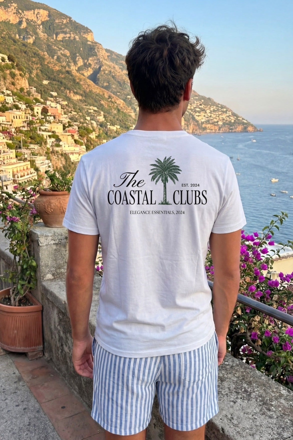 "The Coastal Club" T-Shirt - White
