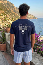 "La French Riviera" T-Shirt - Navy blue